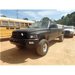 1998 DODGE RAM PICK UP, VIN/SN:1B7KF23D4WJ155073 - 4X4, EXTENDED CAB, 6 CYL DIESEL ENGINE, 5 SPEED T