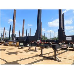 2017 PITTS LT40-8L LOG TRAILER, VIN/SN:5JYLT4021HPP02166 - T/A, DROP CENTER, 4 BOLSTER