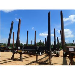 2013 PITTS LT40-8L LOG TRAILER, VIN/SN:5JYTLT40217DP130921 - T/A, DROP CENTER, 4 BOLSTER