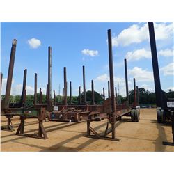 LOG TRAILER, VIN/SN:47962819 - T/A, 4 BOLSTER