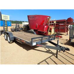 2009 CALIBER TRAILER, VIN/SN:1TTEF656991013216 - T/A, FOLD UP RAMPS, 205/75715 TIRES (C1)