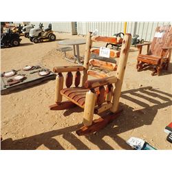 LOG ROCKER CEDAR (C6)