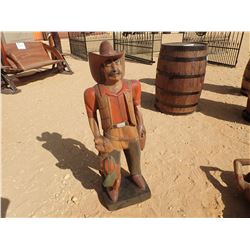 40" TEAKWOOD COWBOY (C6)