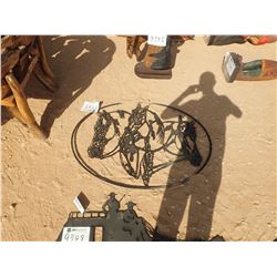 HORSE HEAD METAL SIGN (C6)