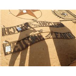 WELCOME TO THE FARM METAL SIGN (C6)
