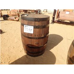 LARGE WHISKEY BARREL (C-6)