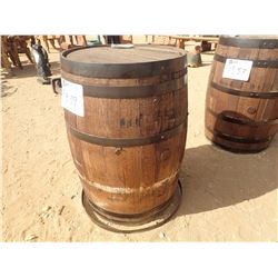 LARGE WHISKEY BARREL (C-6)