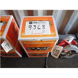 (2) WELDING HELMETS AUTO DARKENING (IN CONTAINER)
