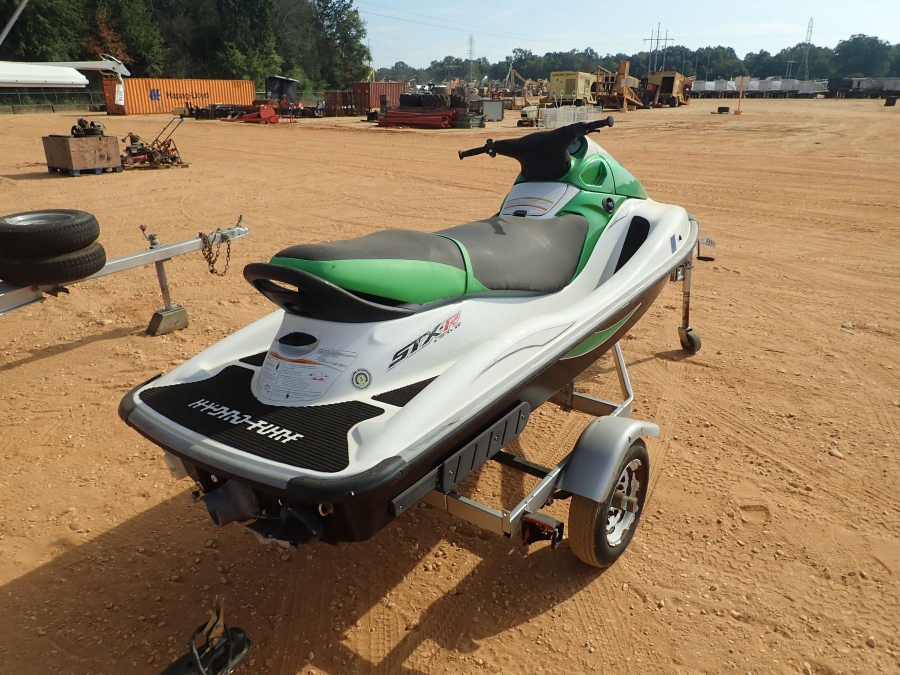 KAWASAKI STX-R 1200 JET SKI WITH S/A TRAILER (C-8) - J.M. Wood Auction ...
