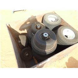 MISC GOLF CART TIRES & RIMS (C-8)