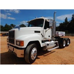 2004 MACK CH613 TRUCK TRACTOR, VIN/SN:1M1AA13Y34N156521 - T/A, MACK DIESEL ENGINE, 10 SPEED TRANS, 3