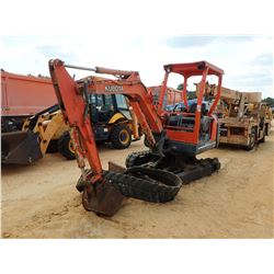 KUBOTA KX61-2 MINI EXCAVATOR, VIN/SN:20462 - 51" STICK, 18" BUCKET, CANOPY (DOES NOT OPERATE) (D-2)