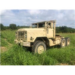HARSCO M931A2 MILITARY TRUCK, VIN/SN:31/02981 - 5-TON, 6X6, DIESEL ENGINE, A/T, 5TH WHEEL, ODOMETER 