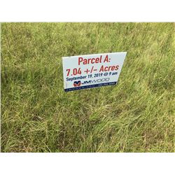 Parcel A: Willie's Cycle Parcel A. +/- 7.04 acres. Auction Begins at 9:30am on 9/19/19. Court ordere