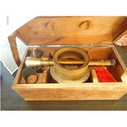 BRADY #4 CONTRACTORS LOVEL W/WOOD TRIPOD (IN SECUITY OFFICE)