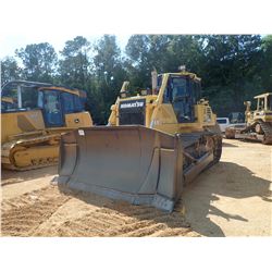 2013 KOMATSU D65EX-17 CRAWLER TRACTOR- SEMI-U BLADE W/HYD TILT, REAR HYD, CAB, A/C, METER READING 6,