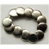 Image 1 : STERLING SILVER BRACELET WITH CLASP