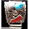 Image 2 : TIMEX STERLING SILVER NAVAJO WATCH "TAWA BY CC"