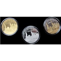 FREEDOM TOWER PROOF SET ( 3 - 1 OZ .999