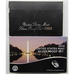 2-U.S. SILVER PROOF SETS