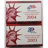 Image 1 : 2003 & 2004 UNITED STATES MINT SILVER PROOF SETS