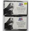 Image 1 : 2-U.S. SILVER PROOF QTR SETS