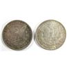 Image 2 : 1882-S & 1904-O MORGAN DOLLARS- XF/AU'S