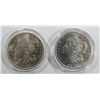 Image 1 : 1921 & 1921-D MORGAN SILVER DOLLARS