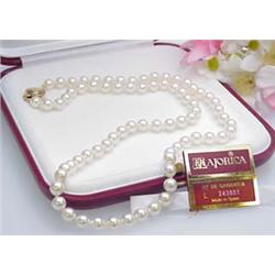 Majorca pearl necklace 6mm 20 with box