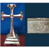 Image 1 : 8 1/2 tall silver Alter cross in good condition. 