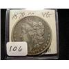 Image 1 : 1878-CC Morgan Silver Dollar  VG