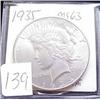 1935 Peace Silver Dollar  BU - MS63