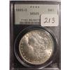 Image 1 : 1885-O Morgan Silver Dollar  PCGS  MS 65