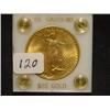 1922 $20.00 Saint Gaudens Gold Coin  BU