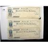 (3) Civil War Era 1863 Manchester, Md. Checks w/ 