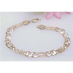 14kt yellow gold link bracelet 8.6gr 7.25