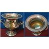 Image 1 : Large silver wine bucket standing 9 7/8 tall, no 