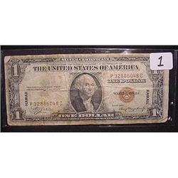 1935A $1.00 Silver Certificate w/ Hawaii Overprin