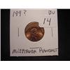 Image 1 : 199? Lincoln Cent - Misstruck Planchet Error