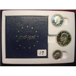 1976 Proof 3-Piece Bicentennial Set