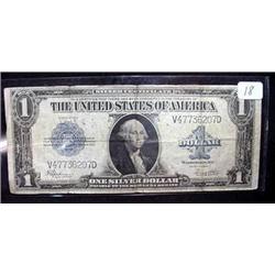 1923 Large $1.00 Silver Certificate   VG  (Writin