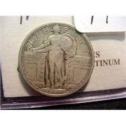 1917-D Standing Liberty Quarter  (Type 1)  F