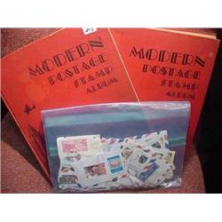 (1100+) United States and Foreign Stamps in 2 Sco