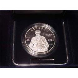 2004 Thomas Edison U.S. Proof Commemorative Silve