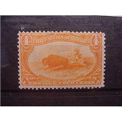 Scott #287 4 Cent Trans-Mississippi Stamp  Mint H