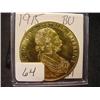 Image 1 : 1915  4 Ducat Austrian Gold Coin  BU
