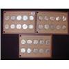 Image 1 : Franklin Half Dollar Coin Set in Holders   F to B