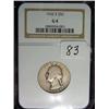Image 1 : 1932-S Washington Quarter   NGC  G 4