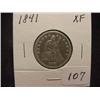 Image 1 : 1841 Seated Quarter  XF