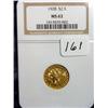 Image 1 : 1928 $2.50 Indian Head Gold Coin  NGC  MS 62